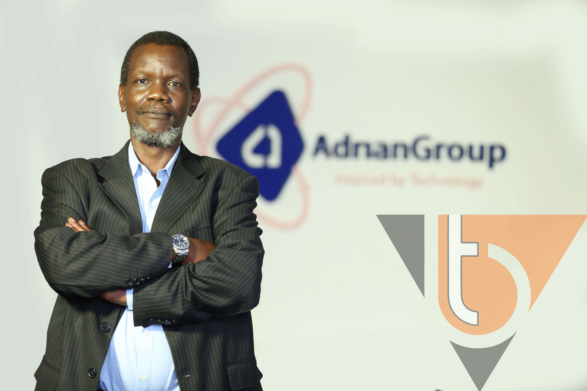 A business professional photographed at an event